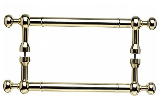 Somerset Weston Back to Back Door Pull - Polished Brass (TKM828-8 pair)