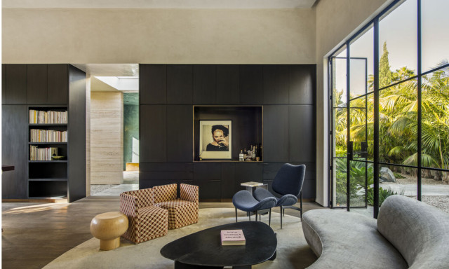 Hacienda Remodel I Venice modern-wohnbereich