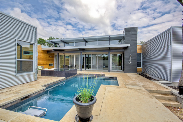 West Oak Estates moderne-pool