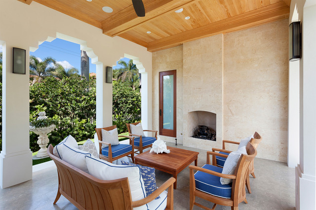 Outside Details Transitional Patio Miami By Seaside