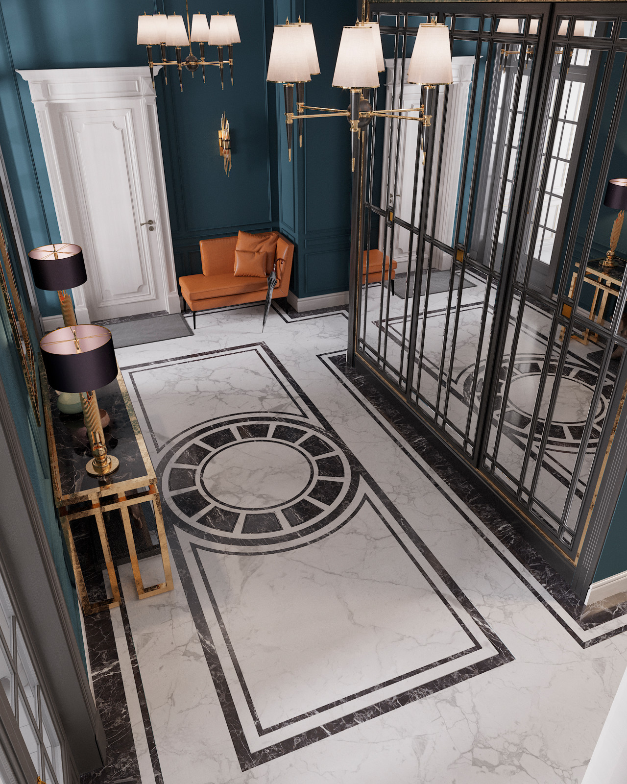 Квартира неоклассика 170м2