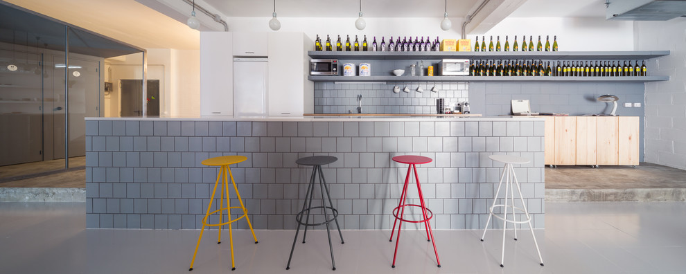 Design ideas for an industrial kitchen in Barcelona.