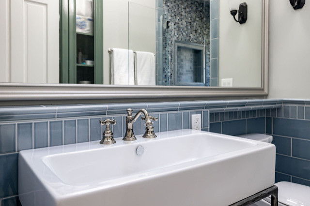 Blue Custom Bathroom