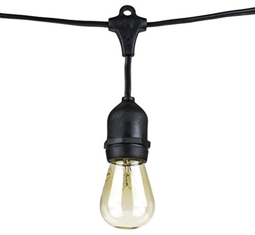 Sunlite Ex54-16/2/Sl String Light With 24 S14 Bulbs, 54'
