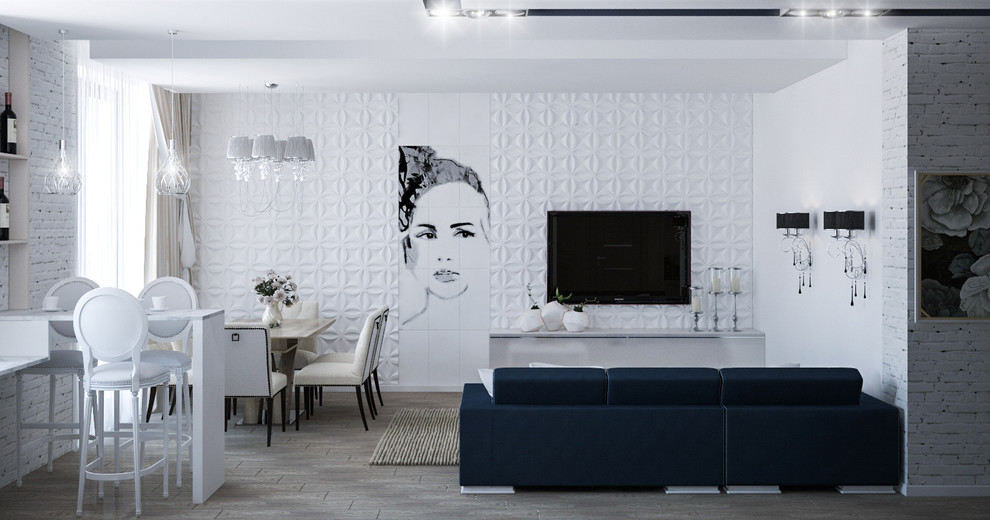 Студия в современном стиле