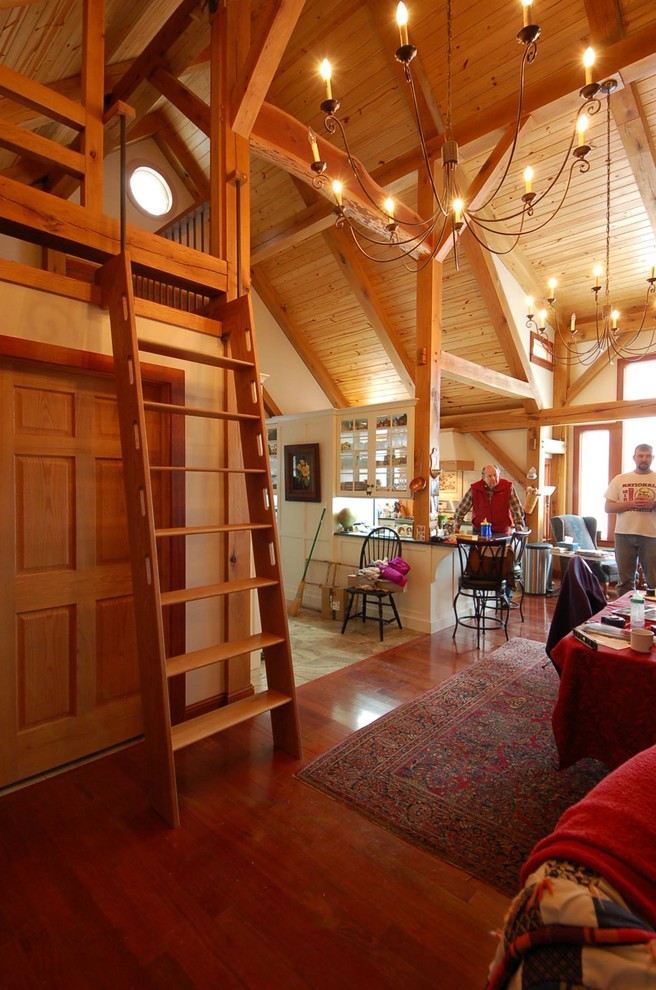 Timber Frame Home Addition on Creek Road