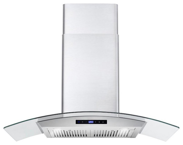 Cosmo 36" 380 CFM Ducted Wall Mount Range Hood Kitchen Hood in