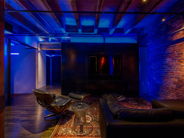 Icehouse Loft contemporary-vardagsrum