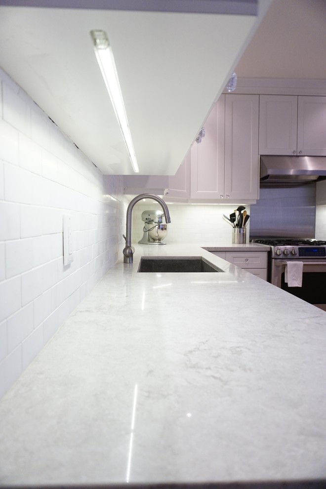 Transitional home design photo in Toronto