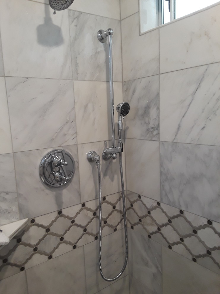 Guest bath before & after