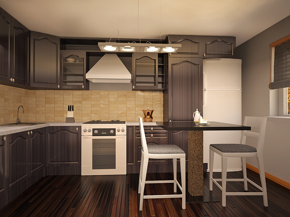 3D Визуализация современной кухни