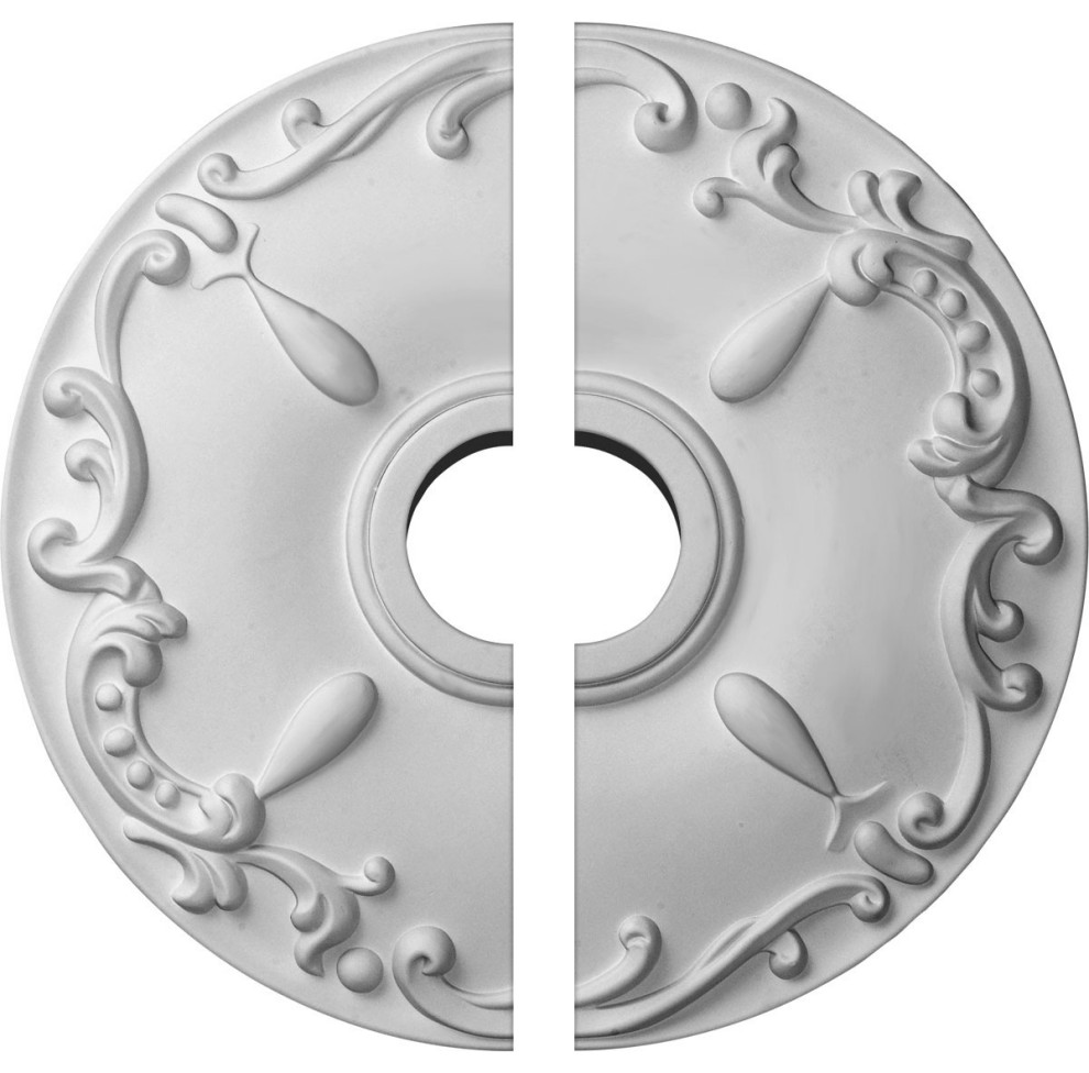 18"OD x 3 1/2"ID x 1 1/4"P Kent Ceiling Medallion, 2Piece