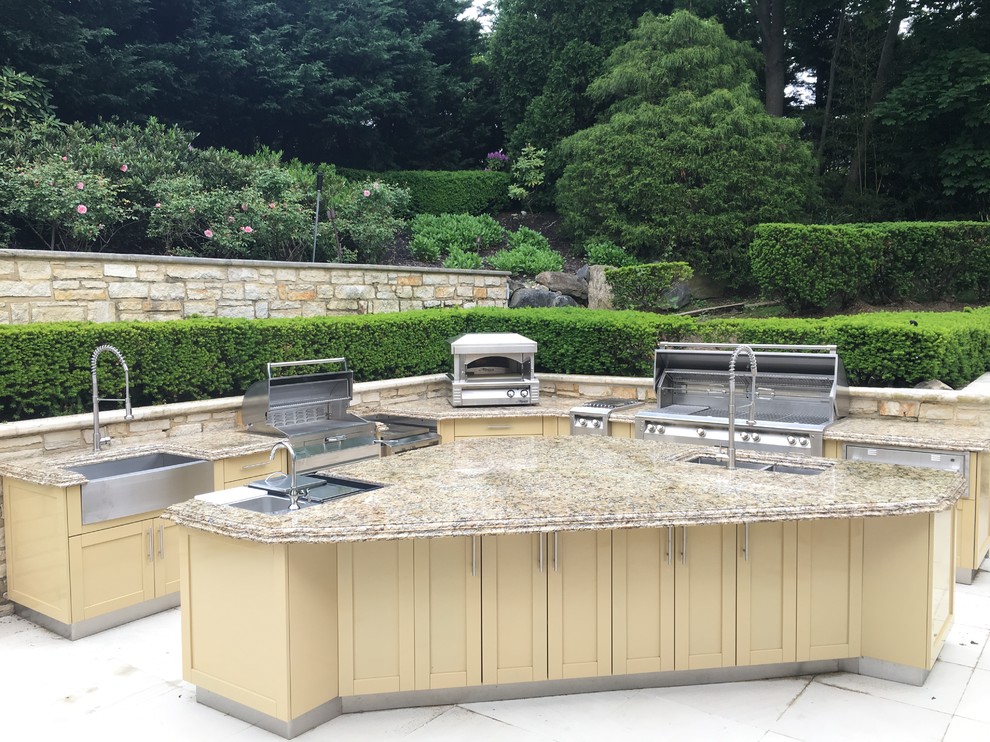 Large patio photo in New York