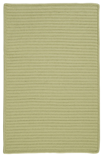 Colonial Mills Simply Home Solid H834 Celery Area Rugs, 5x5 Square ...