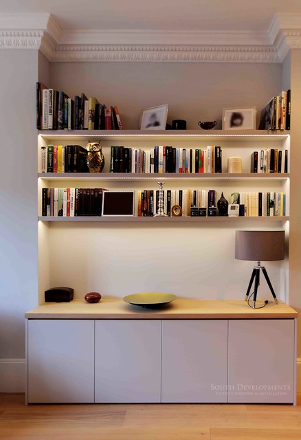 Bespoke Tv Unit Cupboards Shelving With Integrated Led