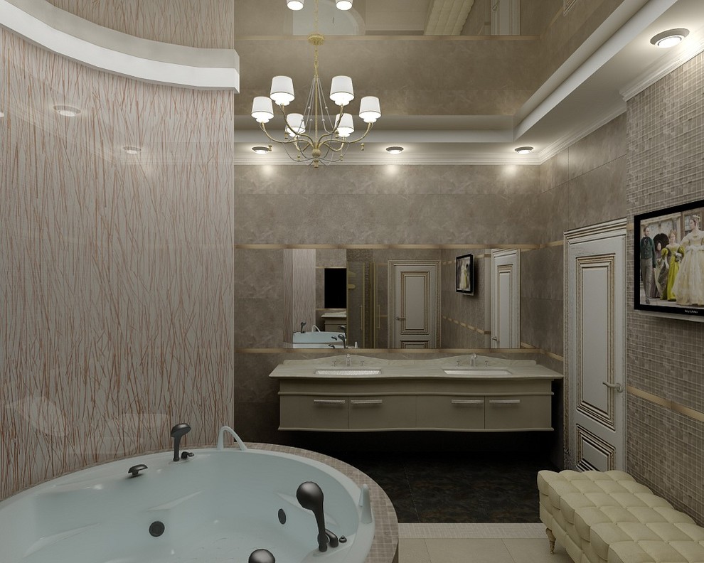 Эскизный проект ванной комнаты