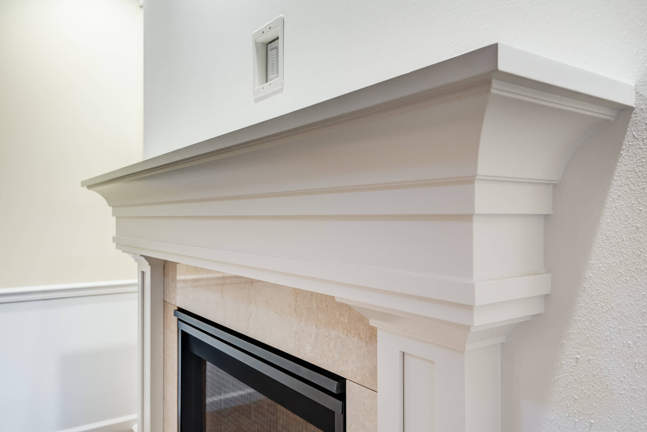 Modern Traditional Fireplace Mahomet