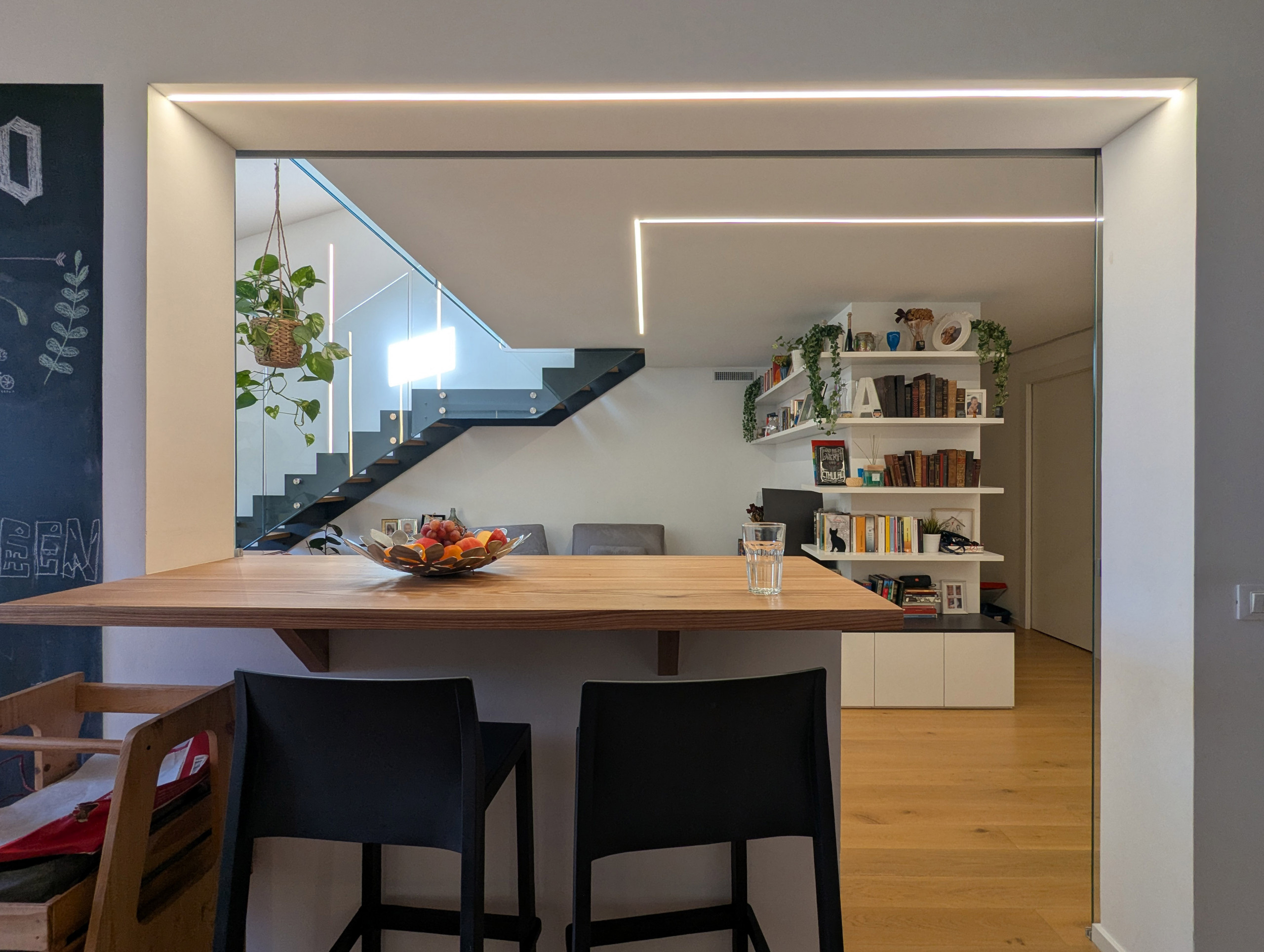 DUPLEX CON DOPPIA ALTEZZA -zona giorno