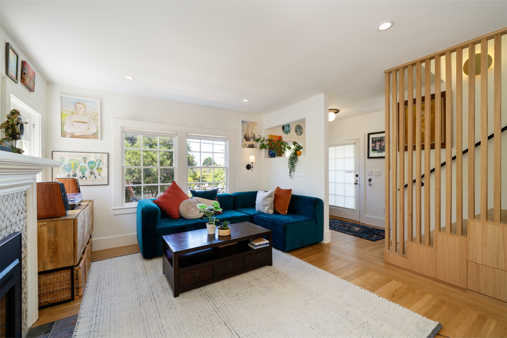 Modern Remodel with Custom White Oak Millwork