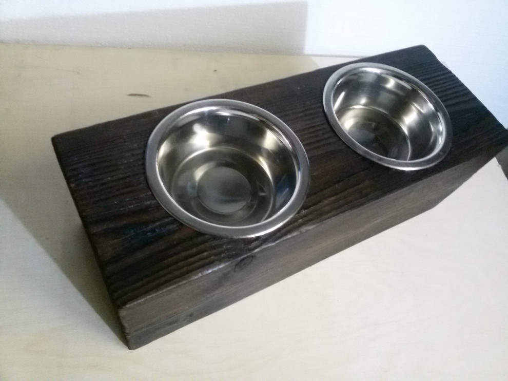 подставка лофт под миски для собак