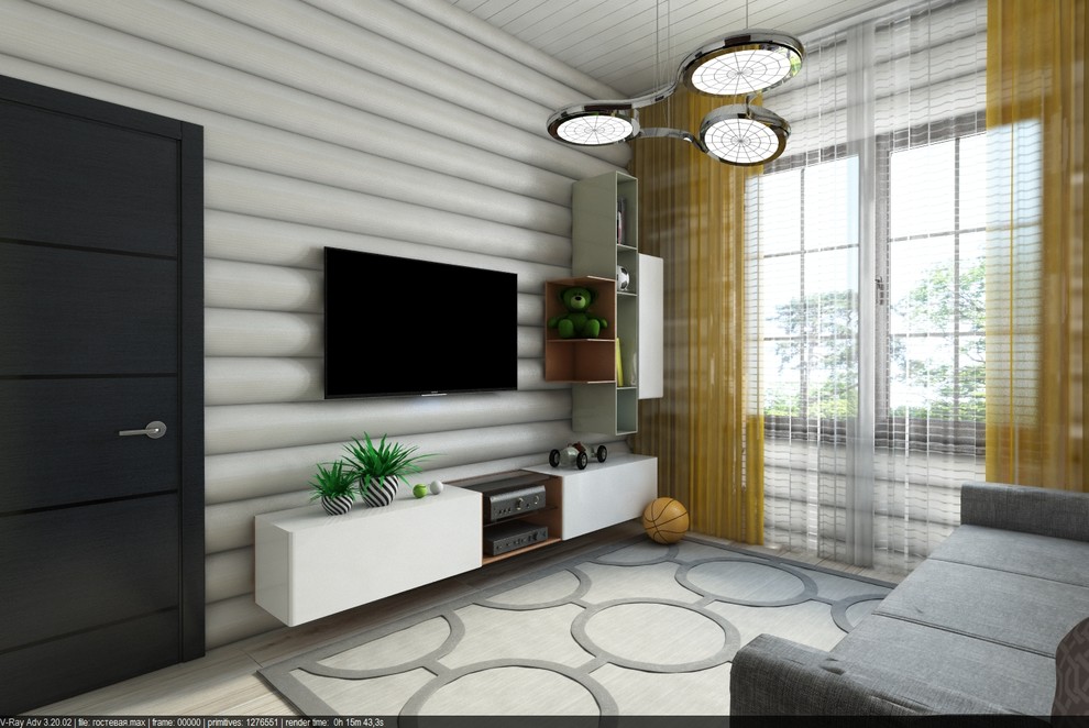 Сруб в современном стиле