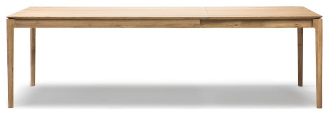 Extendable Dining Table | OROA Bok, Oak, 71"w X 40"d X 30"h
