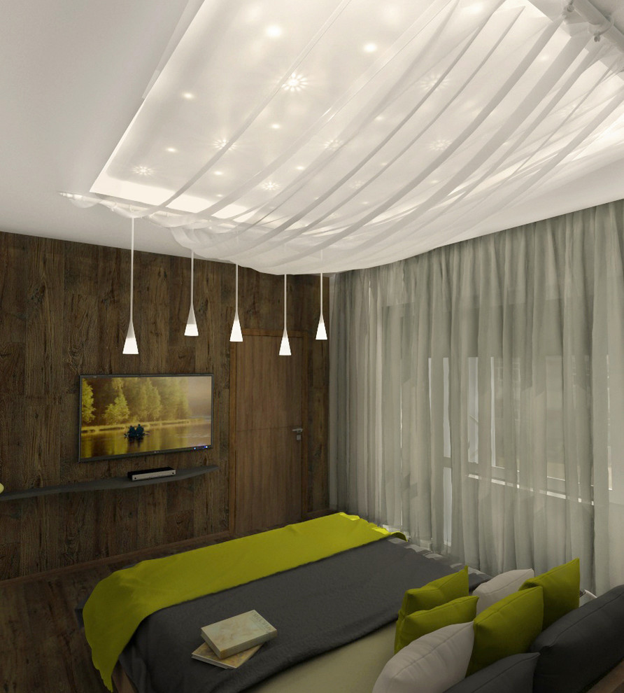 Дизайн-проект интерьера спальни и санузла