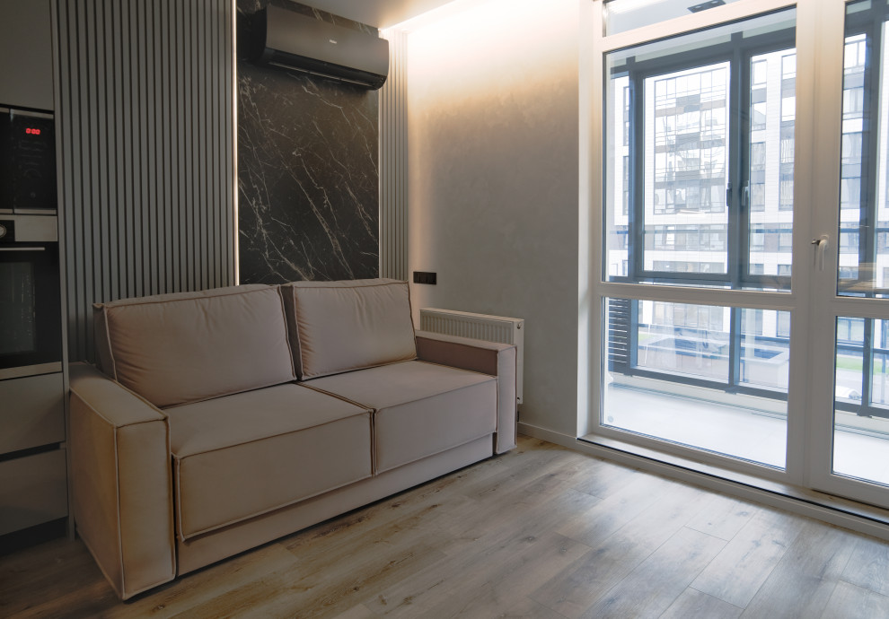 Квартира с дизайнерским ремонтом и освещением