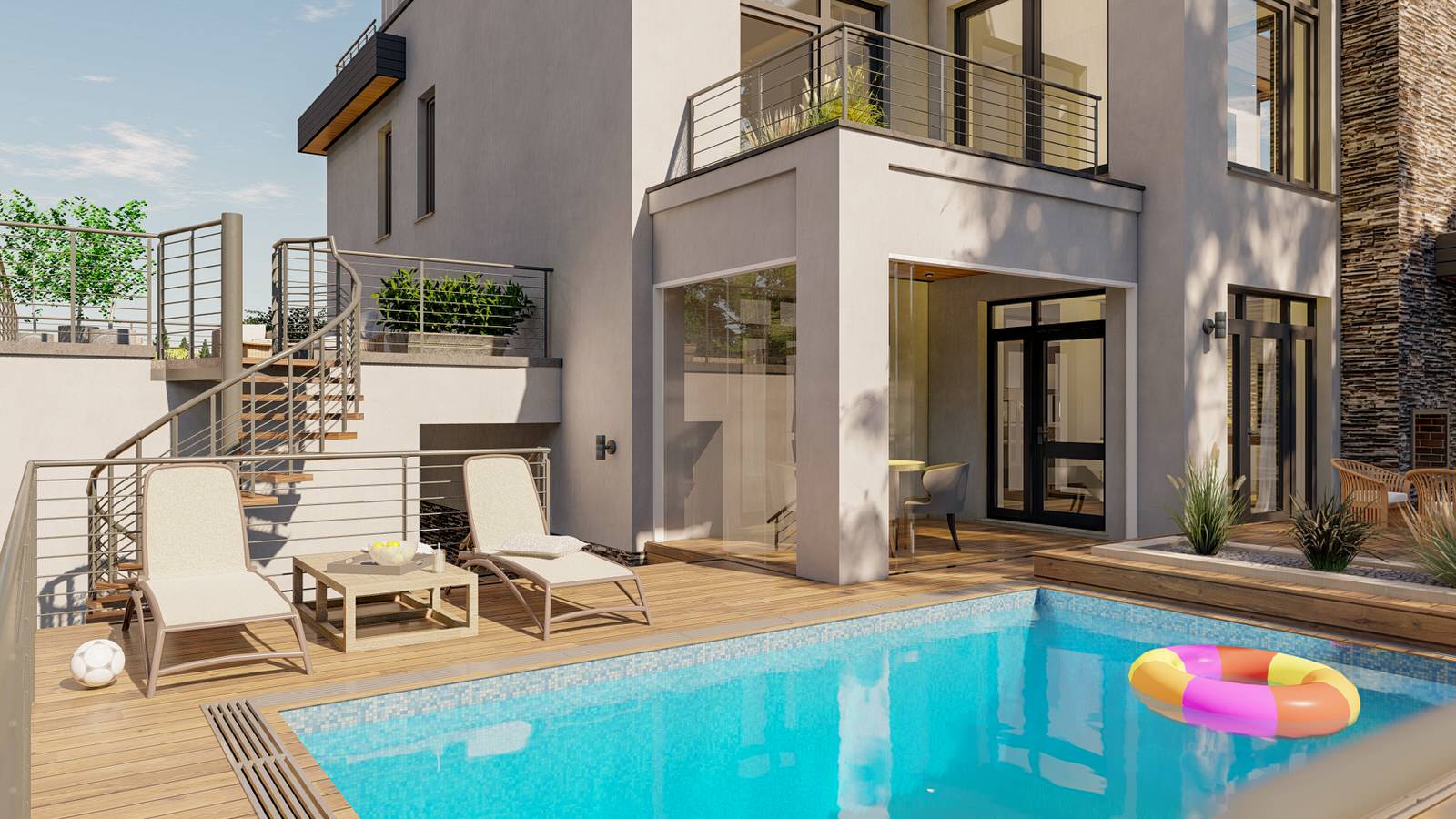 Современный загородный дом