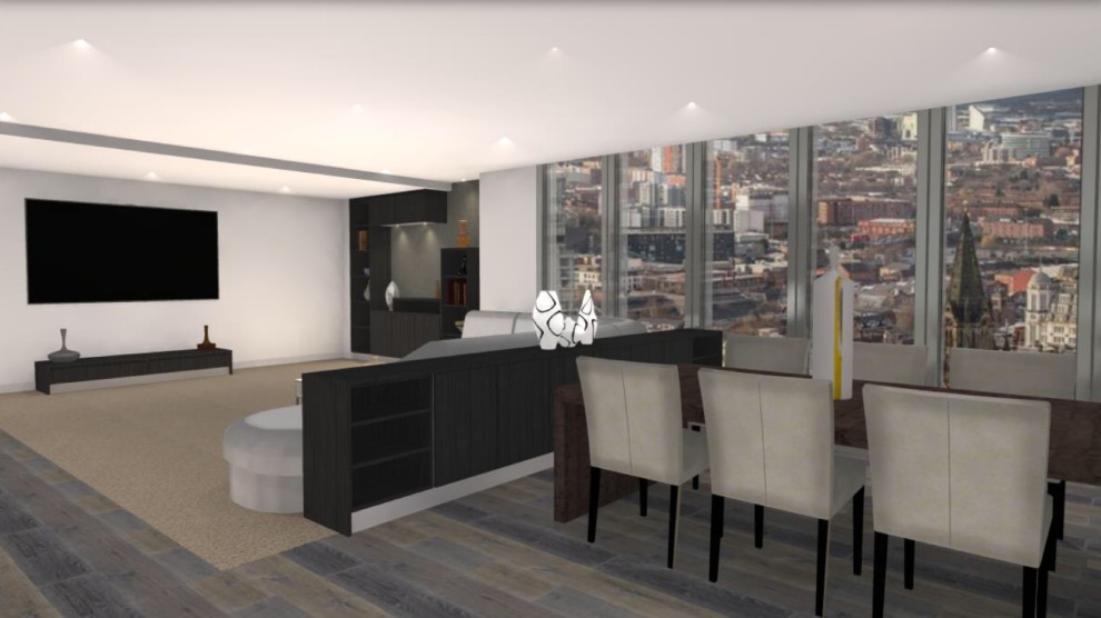 Luxurious Penthouse with Roof Terrace, Manchester