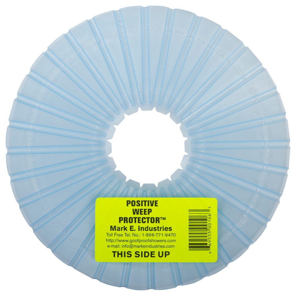Positive Weep Hole Protector Transitional Tub And Shower Parts by