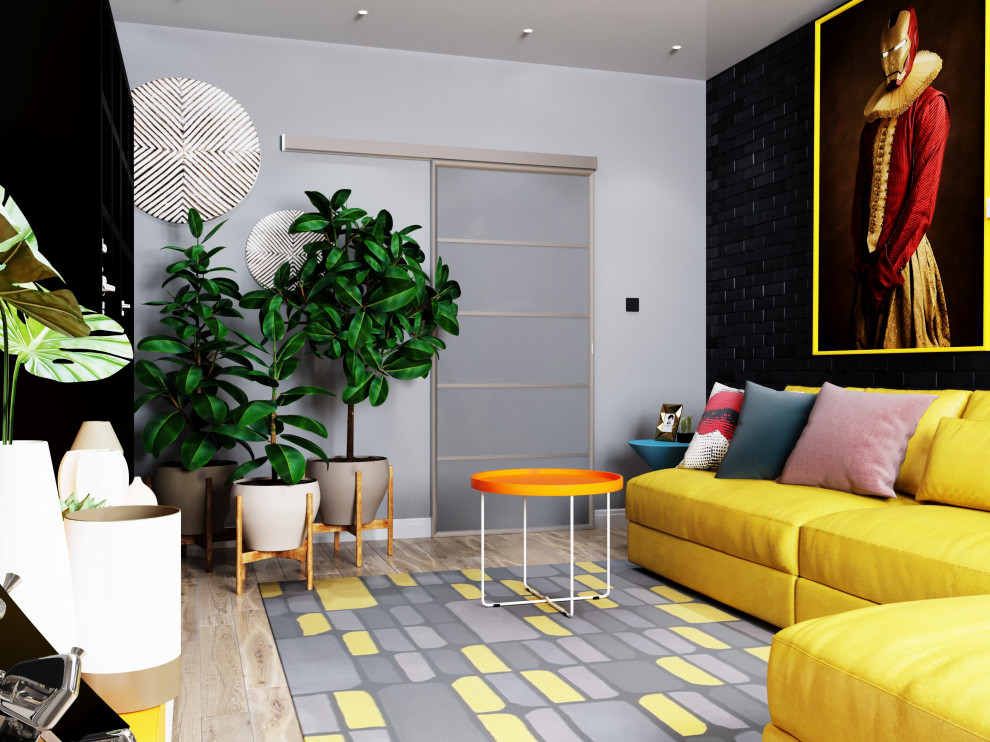 Дизайн гостиной в ЖК Парковый, г. Тула