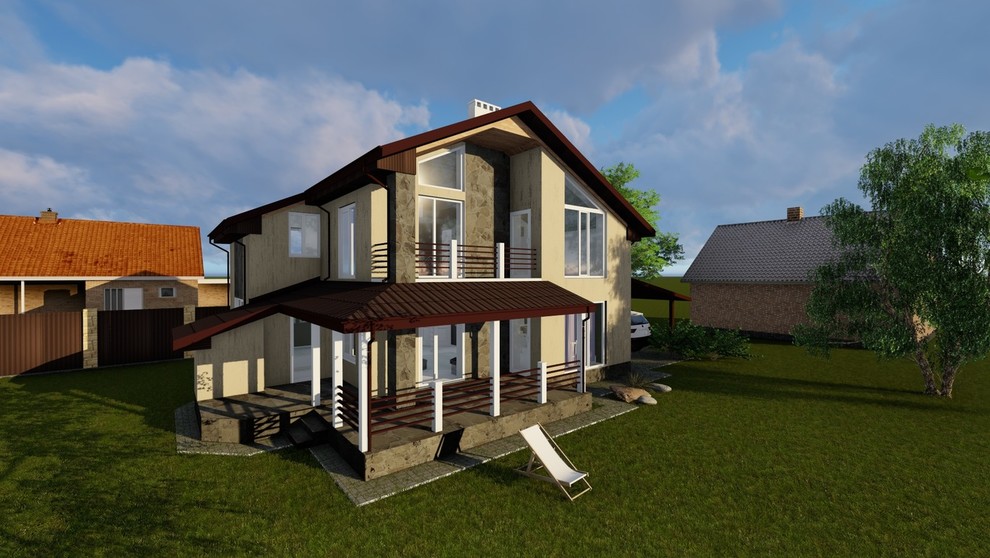 3D-визуализация загородного дома