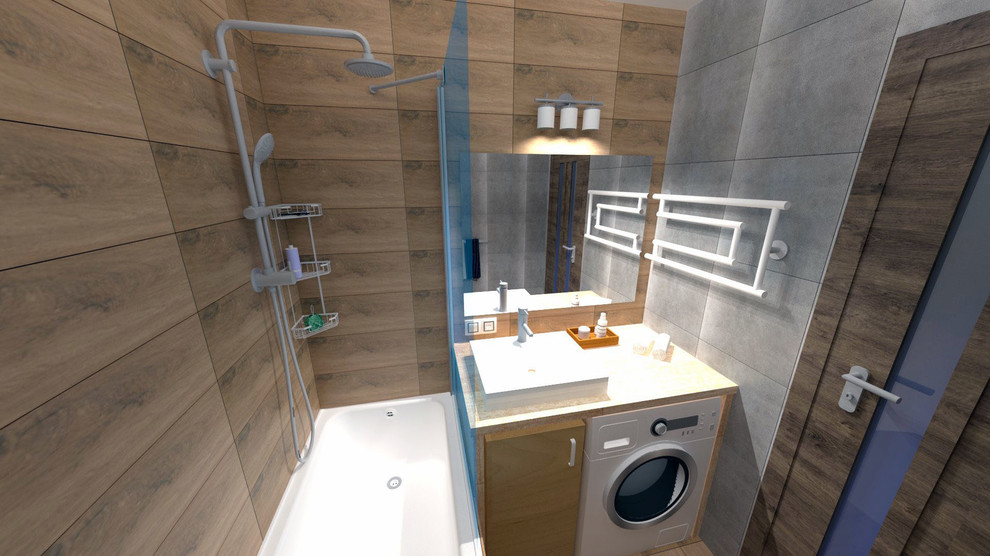 Однокомнатная квартира 40 кв. м.  Технический проект