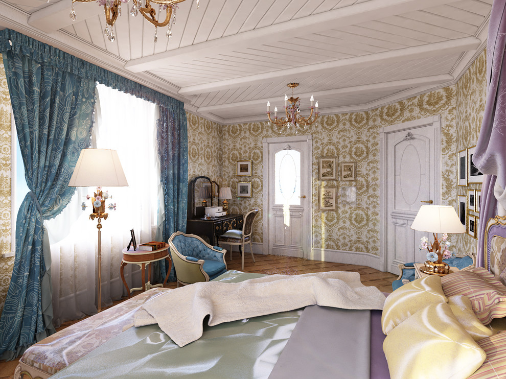 3dмодели для проекта спальни в стиле французкого романтизма