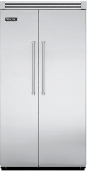 Viking  Built-in Side by Side Stainless Steel Refrigerator