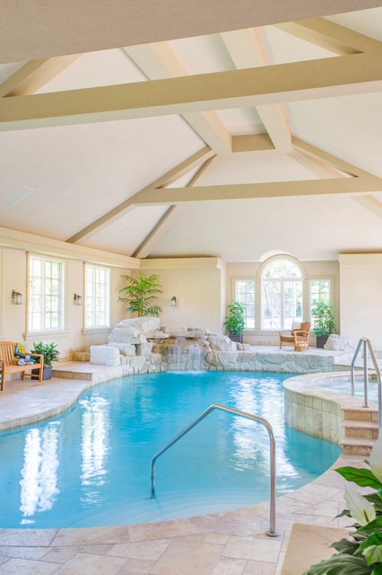 Old World Elegance classique-piscine