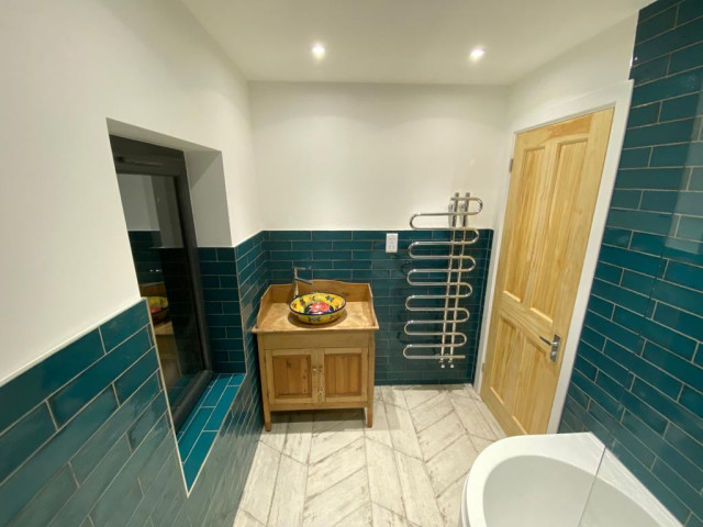 Loft conversion contemporaneo-cocina