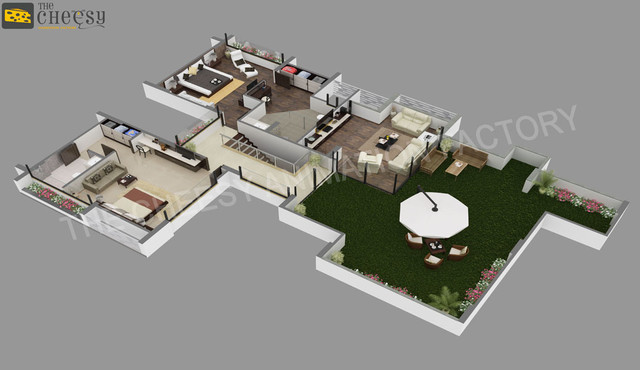 3D Architectural Rendering modern-rendering