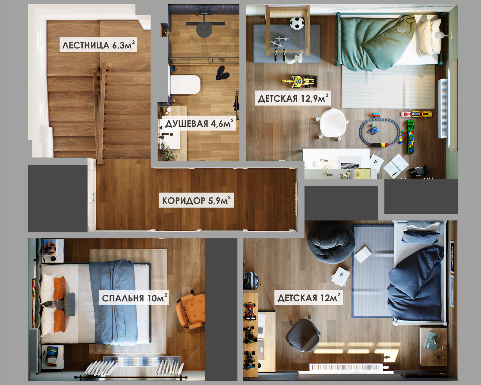 Таунхаус в скандинавском стиле