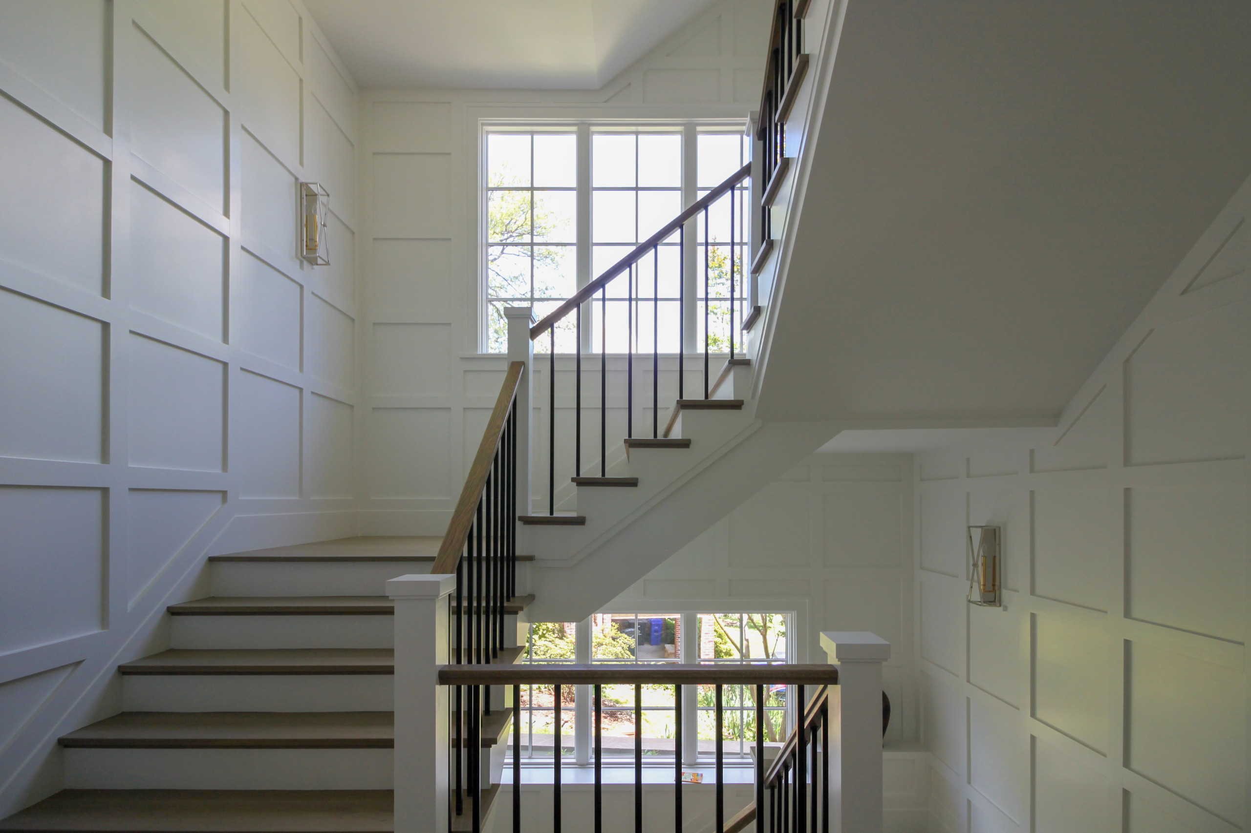 87_Welcoming and Functional Contemporary U-shaped Staircase, Arlington, VA 22207