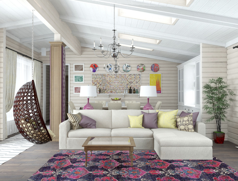 Гостиная в загородном доме