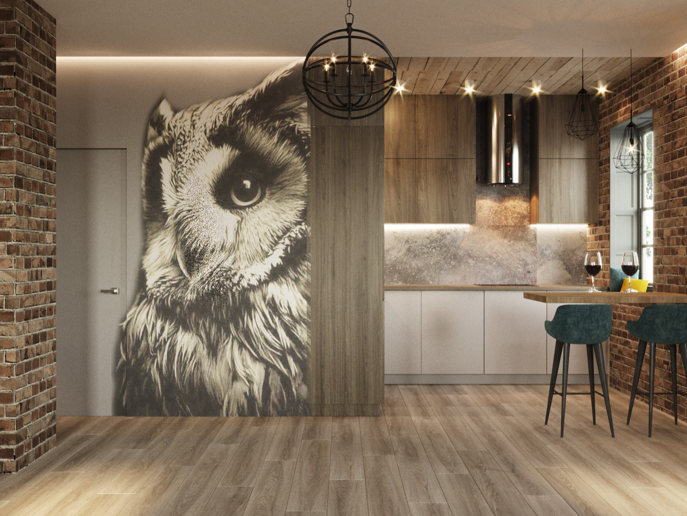 Дизайн интерьера дома на Дибуновской