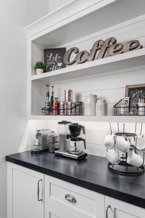 Built-in Kitchen Coffee Bar Ideas