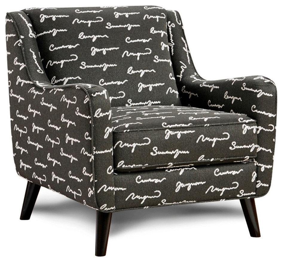 Southern Home Furnishings Poetry Iron Polypropylene Accent Chair in