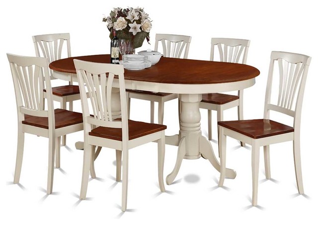 East West Plainville 7 Piece 78 X42 Dining Room Set 6 Kitchen East West Plainville 7 Piece 78 X42 Dining Room Set 6 Kitchen