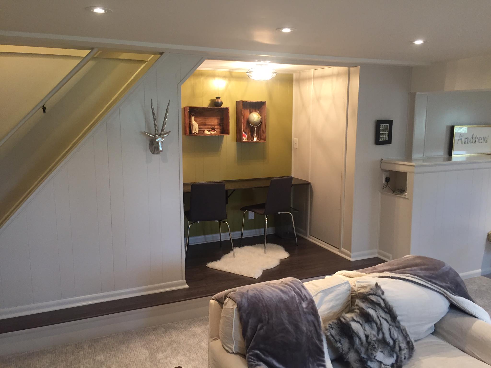 The Powell's basementi