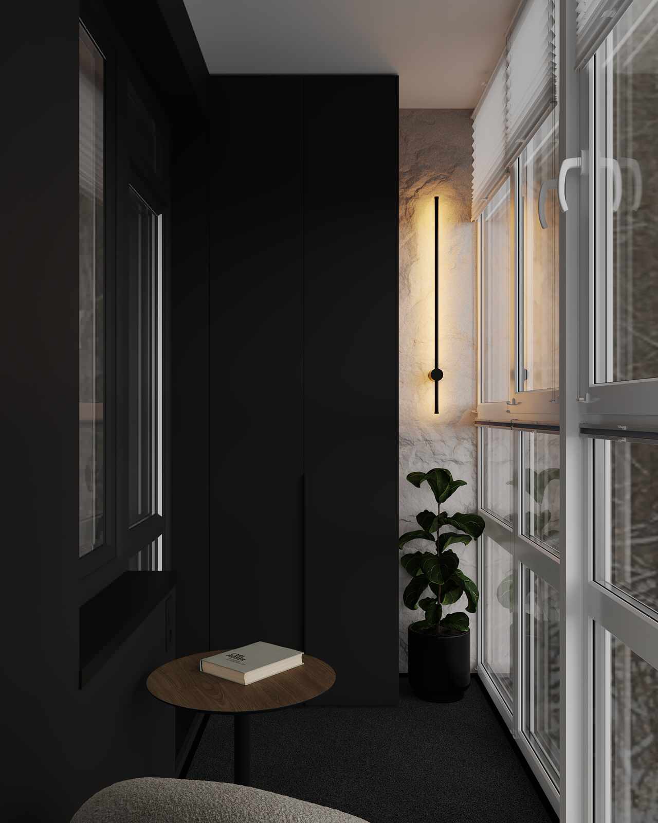 Спальня (трехкомнатная квартира в ЖК "Илмари", Пенза)