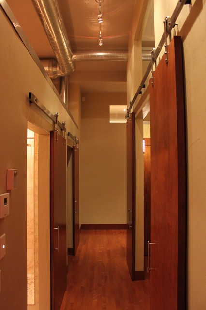 Loft modern-hallway-and-landing
