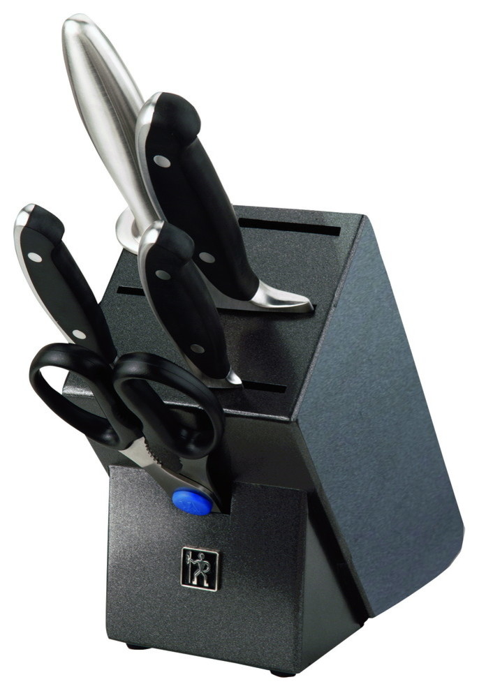 Henckels International Synergy 6 Piece Hardwood Knife Block Set Contemporary Knife